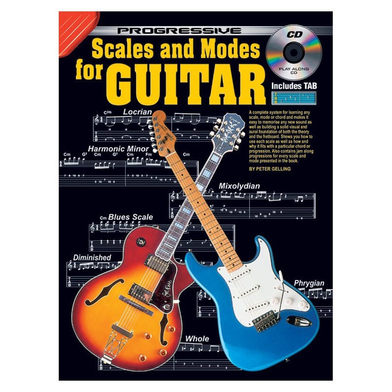 Fast Track Guitar 1 TAB & Music Book/Audio/Video Starter Pack Riffs Licks Scales 