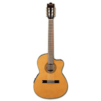 Ibanez Ga5Tce Nt Classical Guitar Acoustic-Electric With Pickup Natural