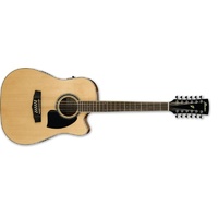 Ibanez PF1512ECE NT Acoustic-Electric Guitar Natural High Gloss