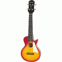 Epiphone Les Paul AC/EL Tenor Ukulele Heritage Cherry Sunburst with Gig Bag