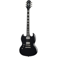 Epiphone SG Prophecy Left Handed Electric Guitar in Aged Jet Black Metallic with Premium Gig Bag