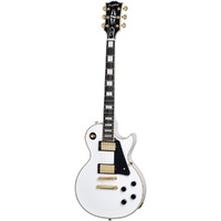 Epiphone Les Paul Custom Electric Guitar in Alpine White with Case