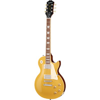 Epiphone Les Paul Standard 50s Electric Guitar in Goldtop with Premium Gig Bag