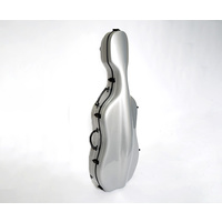 HQ F/Glass Deluxe Cello Case- Silver