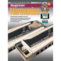 Progressive Beginner Harmonica Book/CD/DVD