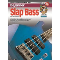 Progressive Beginner Slap Bass Book/CD/DVD