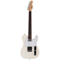 Aria 615 Frontier Series Electric Guitar in Ivory