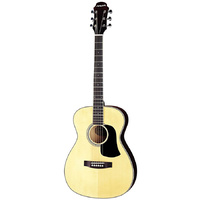 Aria AF-15 Folk Body Acoustic Guitar in Natural Gloss
