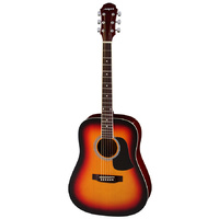 Aria AW-15 Dreadnought Acoustic Guitar in Brown Sunburst