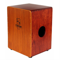A Tempo Percussion Dos Voces Double-Sided Cajon in Natural Finish