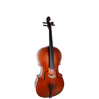 Ernst Keller CB295E Series 1/2 Size Cello Outfit in Antique Semi-Matte Finish
