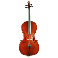 Ernst Keller VC150 Series 4/4 Size Cello Outfit in Semi-Gloss Finish