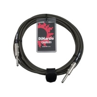 DiMarzio EP1718 Military Green Overbraided Instrument Cable (18 ft)