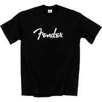 Fender Logo Black T-Shirt - Choose Size