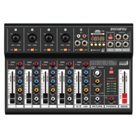 ITALIAN STAGE 2MIX6FXU 6-CHANNEL STEREO AUDIO MIXER WITH DSP MULTIFX