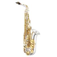 Jupiter JAS1100SGQ Alto Saxophone 1100 Series w/ Silver Body & Gold Keys, Backpack Case (TBA PRICE)