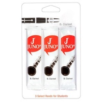 Juno Bb Clarinet Reeds - Strength 3.0 - 3 Pack