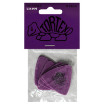 JIM DUNLOP - Tortex Triangles Players Pack. 1.14mm. 6 in a display bag.