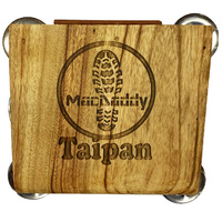 Macdaddy MDT1 "Taipan" Compact Stomp Box in Natural Finish