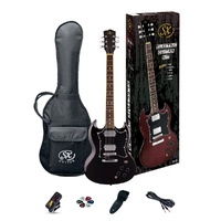 SX SG Style Electric Guitar & amp Pack - Black