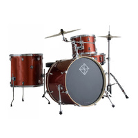 Dixon Spark Series 4-Pce Drum Kit with Cymbals in Champagne Sparkle