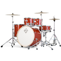 Dixon Spark Standard Series 5-Pce Drum Kit with Cymbals in Champagne Sparkle