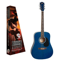 Redding Steel String Acoustic Guitar - Blue
