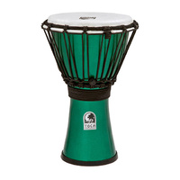 Toca Freestyle Colorsound Series Djembe 7" in Metallic Green