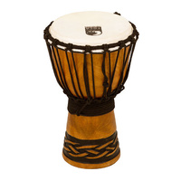 Toca Origins Series Wooden Djembe 7" Synthetic Head in Celtic Knot