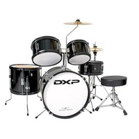 DXP Junior Series 5 Piece Drum Kit - Black